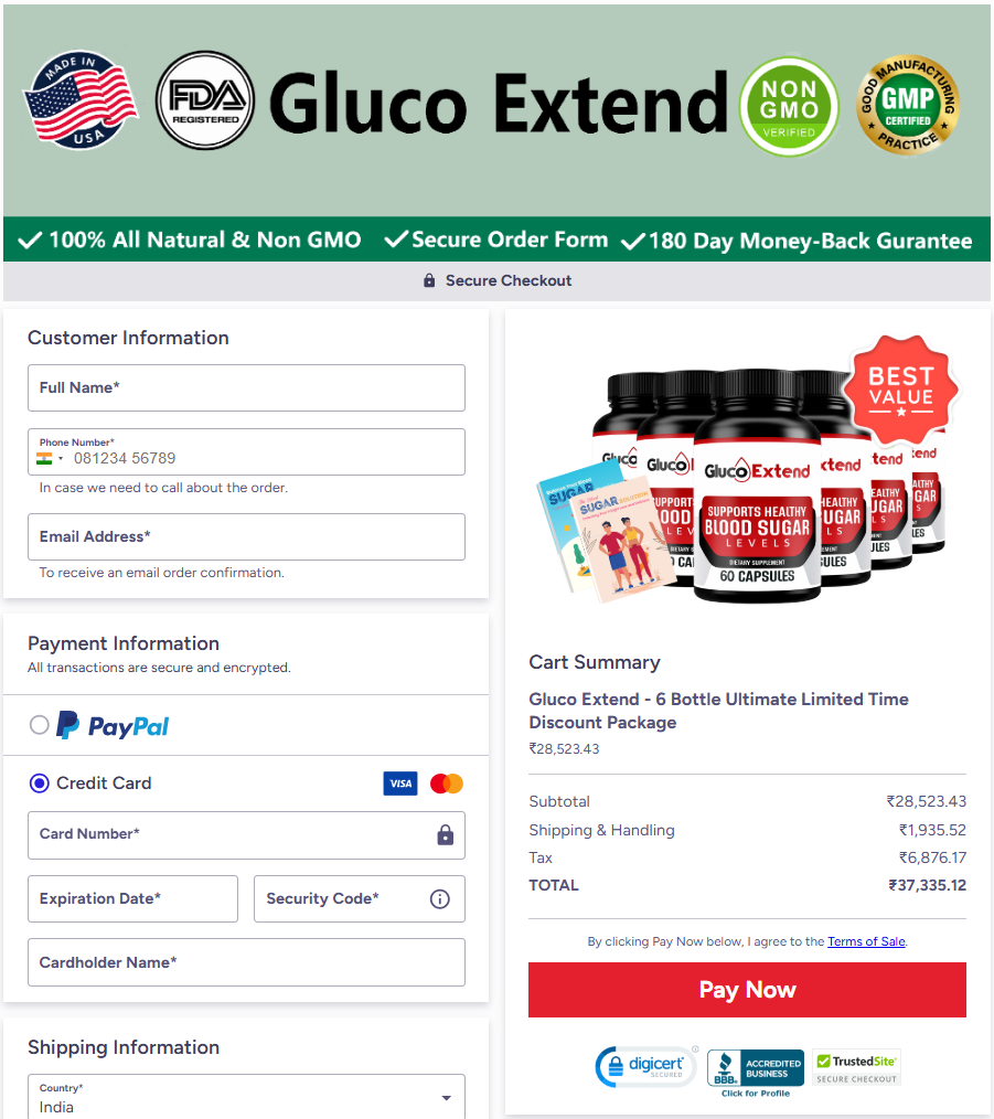 Glucoextend-checkout